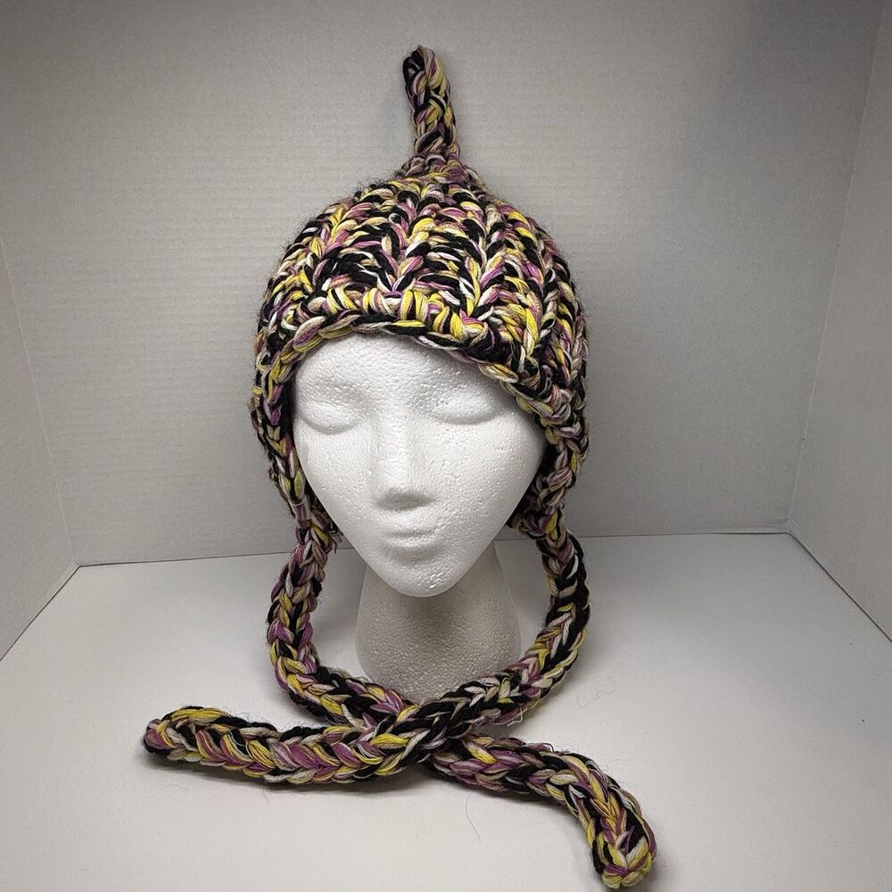 Palm Angels Multi Colored Knitted Beanie Unisex Hat Rare